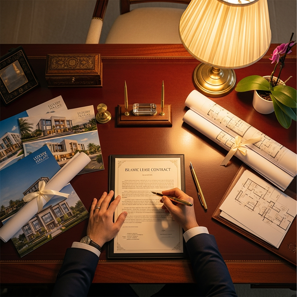 Poignée de main accord financement halal immobilier